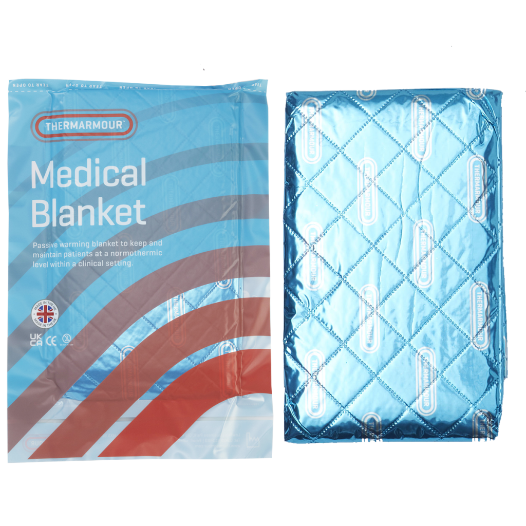 Medical hypothermia prevention blanket