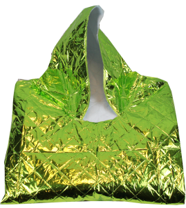 Emergency poncho folded