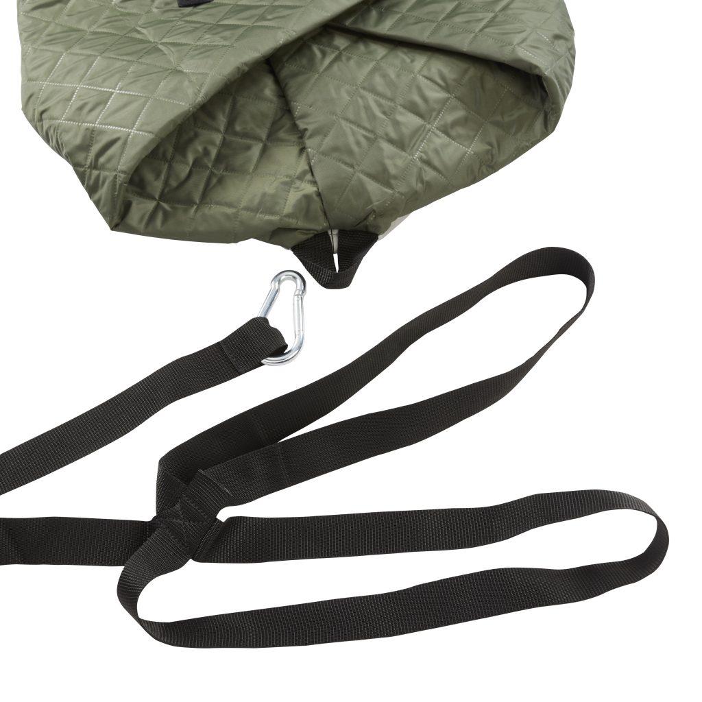 Hypothermia Bag caribiner clip and strap