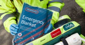 Emergency blanket used by paramedics